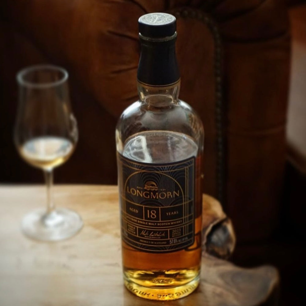 【ギフトカード】1893年創業シングルモルト・ウイスキー ロングモーン18年 箱入 700ml