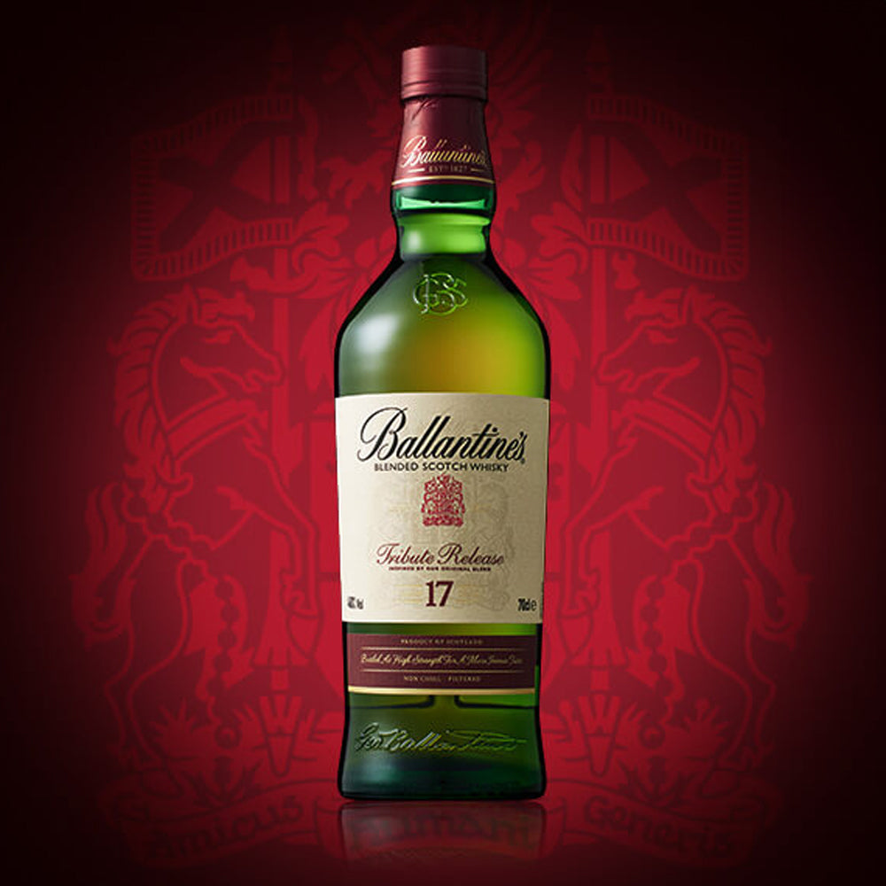 【ギフトカード】1827年創業スコッチウイスキー　バランタイン 17年　トリビュートリリース　700ml（2本）