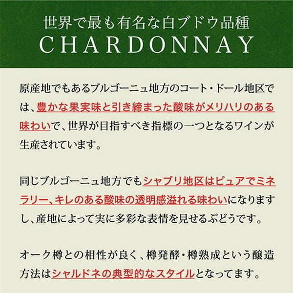 フランス産シャルドネ5本セット【常温便】