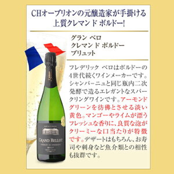 シャンパン製法 辛口泡6本セット【常温便】