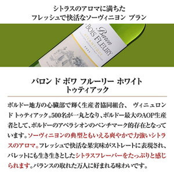 ボルドー＆ガスコーニュ　ブラン6本【クール便】