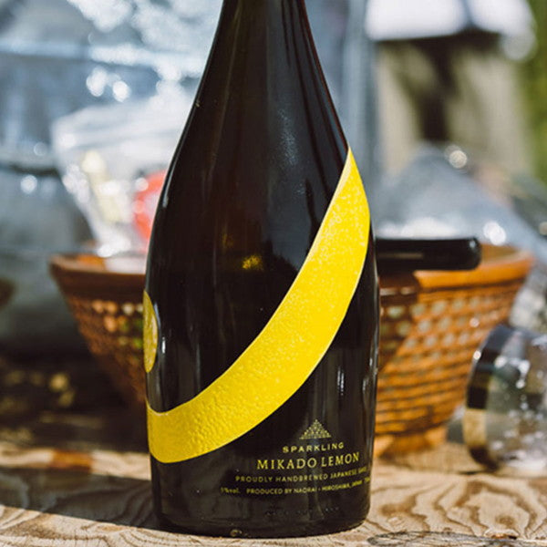 【ギフトカード】スパークリングレモン酒 ミカドレモン/ MIKADO LEMON Sparkling lemon sake(750ml 化粧箱入り)