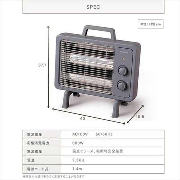 アイリスオーヤマ 遠赤外線電気ストーブ(ピンク)
