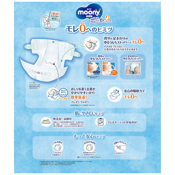 ムーニーS テープタイプ 70枚 (4袋)